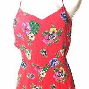 Old Navy floral cami fit and flare dress